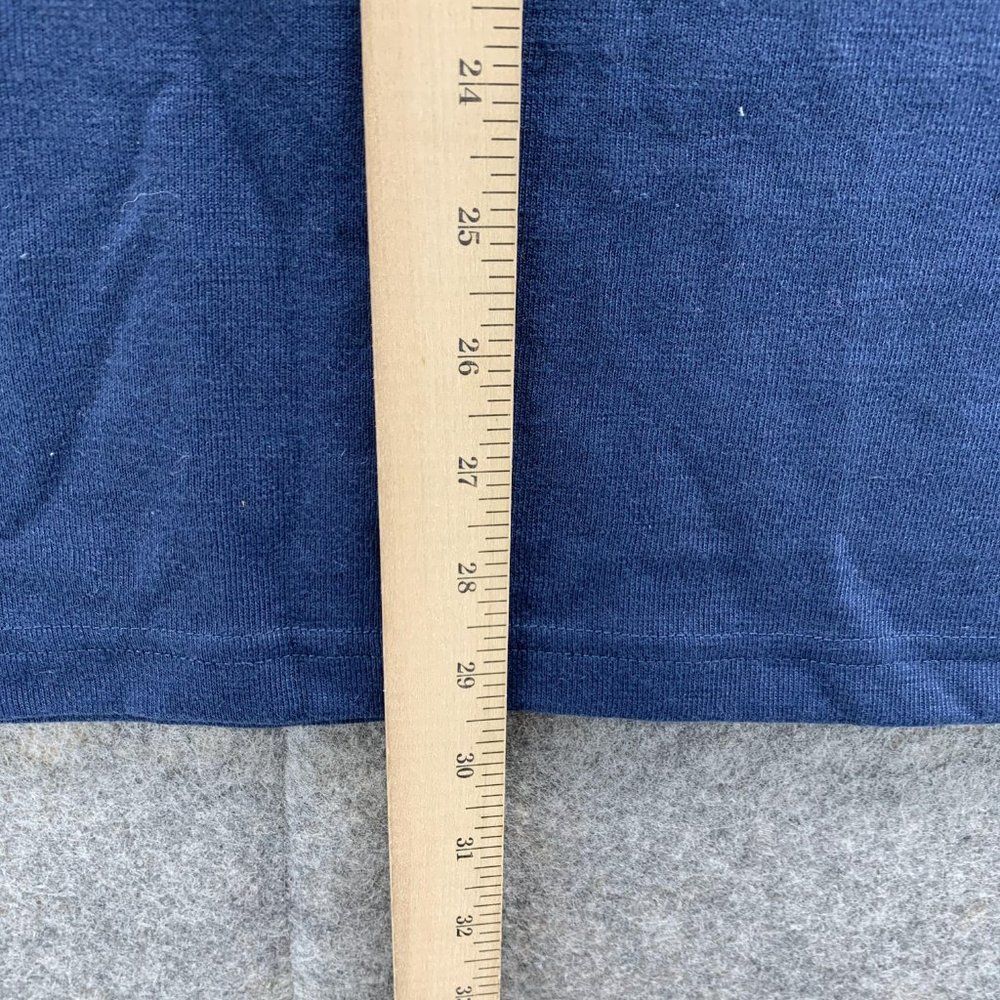 Eddie Bauer Shirt Men's Large Adult Blue Tee Outdoors Polyester Logo - Picture 6 of 12